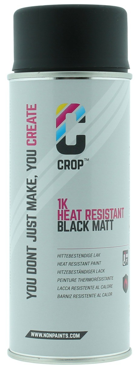 CROPHitzebeständigerLackSCHWARZSprühdose400ml