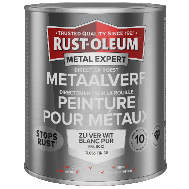 Rust-Oleum Metal Expert Direct Op Roest Metaal Verf 750ml - RAL 9010