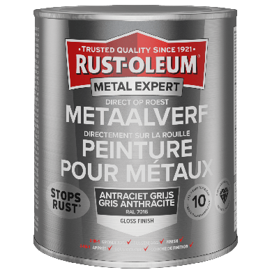 Rust-Oleum Metal Expert Direct Op Roest Metaal Verf 750ml - RAL 7016