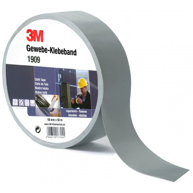 3M 1909 Duct Tape ZILVER  50mm x 50 meter