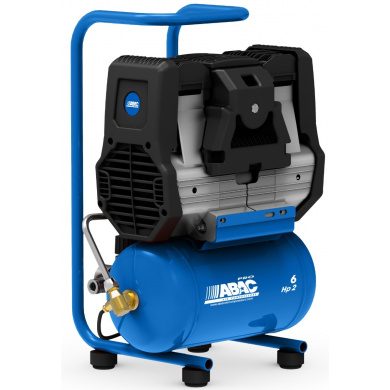 ABAC START SILENT OS20P Stille Compressor 6 liter - 8 bar