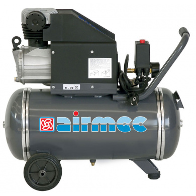 AIRMEC C25 Mobile Oil Lubricated Piston Compressor - 190 ltr/min, 1.65 hp