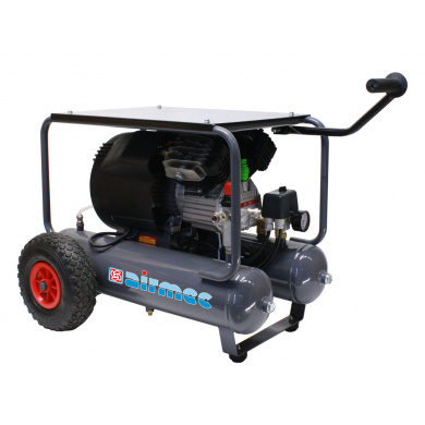 AIRMEC KA210360MP Mobile Oil Lubricated Piston Compressor - 360 ltr/min, 3 hp