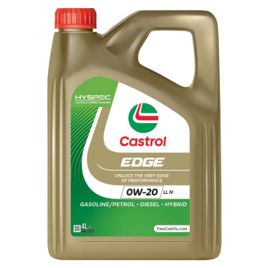 Castrol Edge 0w20 LL IV olie 4 liter