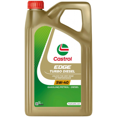 Castrol Edge Turbo Diesel 5w40 olie 5 liter