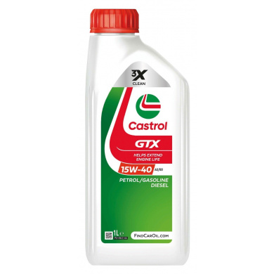 Castrol GTX 15w40 A3/B3 olie 1 liter