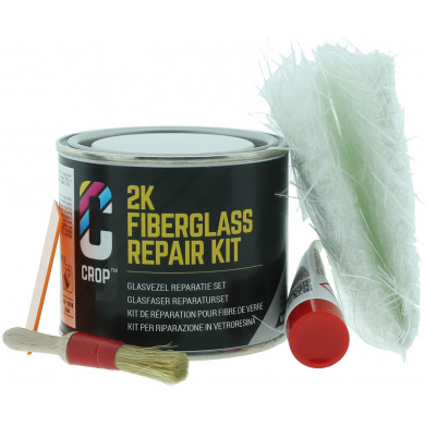 CROP 2K Polyesterhars Glasvezel Reparatieset 125ml