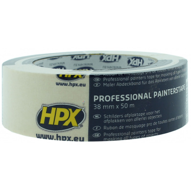 Afplaktape 38mm 80°C - per rol