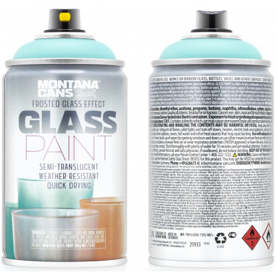 MONTANA Glass Paint Spraydose Glasfarbe ART - SEMITRANSPARENT