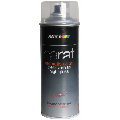 MOTIP CARAT Deco Spray Clear Varnish High Gloss 400ml