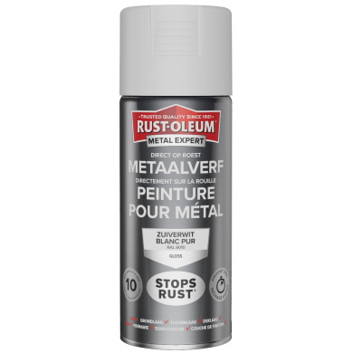 Rust-Oleum Metal Expert Direct Op Roest Metaal Verf 400ml - RAL 9010