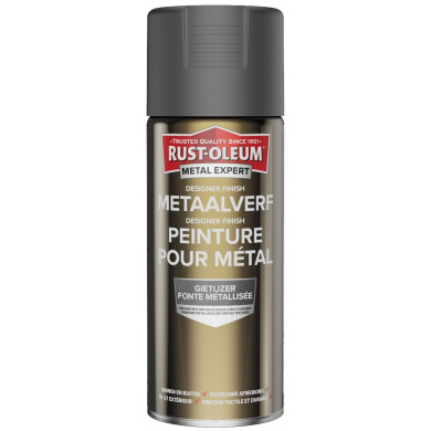 Rust-Oleum Metal Expert Designer Finish Metaal Verf Gietijzer 400ml