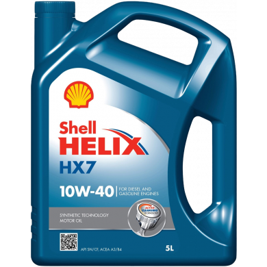 Shell Helix HX7 10w40 motorolie 5 liter