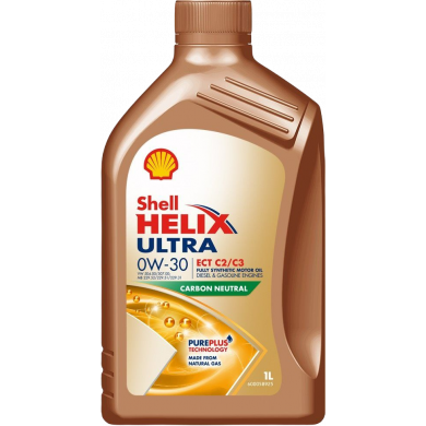 Shell Helix Ultra ECT C2/C3 0w30 motorolie 1 liter