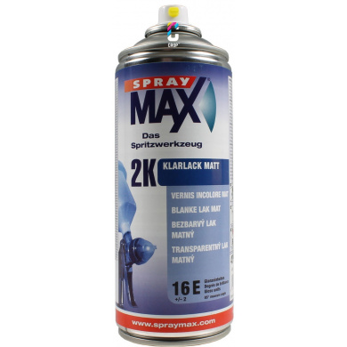 2K Blanke Lak Mat in Spuitbus SprayMax