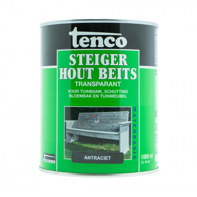 Tenco Steigerhoutbeits Antraciet 1 liter