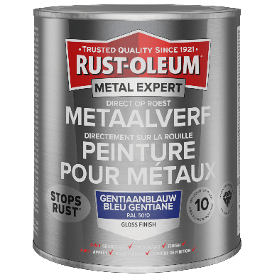 Rust-Oleum Metal Expert Direct Op Roest Metaal Verf 750ml - RAL 5010