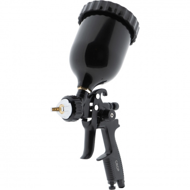 CROP HVLP Spray Gun BLACK + Cup
