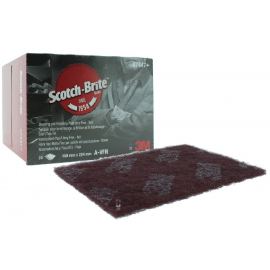 3M Scotch-Brite ROOD Schuurpad - Middel Grof - 20 stuks