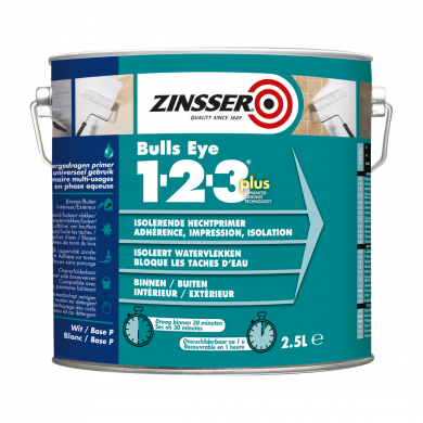 Zinsser Bulls Eye 1-2-3 Plus 2,5 liter