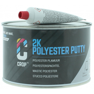 Mastic polyester aluminium doux