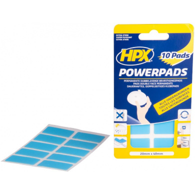 HPX Powerpads Dubbelzijdige Montage Pads - 10 stuks