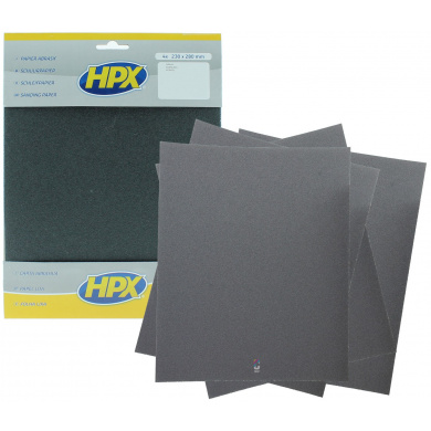 HPX Waterproof Schuurpapier 230x280mm vellen - 4 stuks