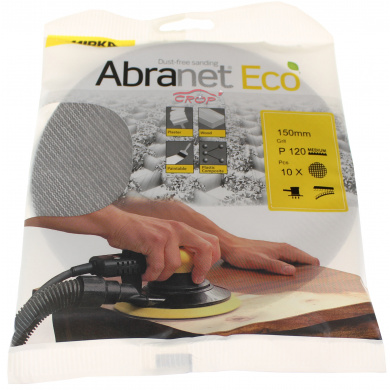 MIRKA ABRANET Eco Sanding Discs - 150mm, 10 pieces, Small Package
