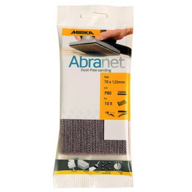 MIRKA ABRANET Eco Sanding Sheets - 70x125mm, 10 pieces, Small Package