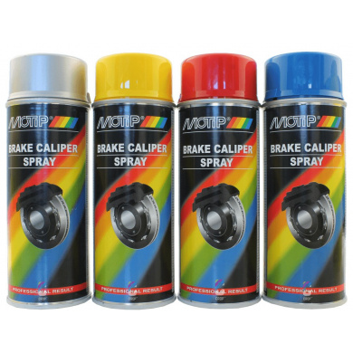2 x Bremssattel-Lack-Spray Leuchtgelb 150 ml RAL 1026 zum
