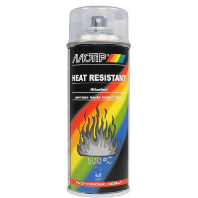 MOTIP Heat Resistant Clear Varnish 800ºC in 400ml Aerosol
