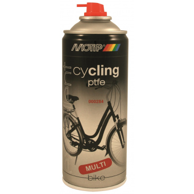 Lubrifiant pour vélo - Cycling PTFE de MoTip - aérosol 400ml - CROP