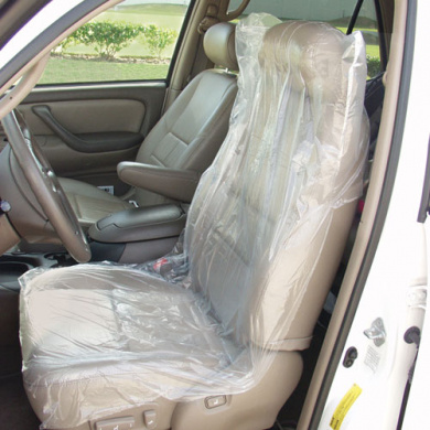 25pcs Auto Einweg Kunststoff Sitzbezug Einweg klare Schutzfolien