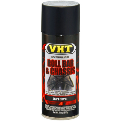VHT Roll Bar & Chassis Paint aerosol - Black high gloss - 400ml