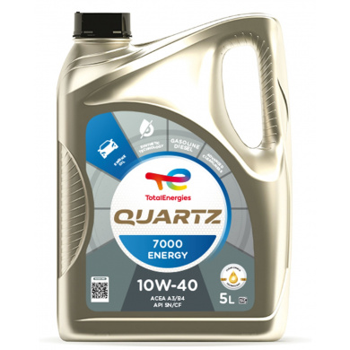 Huile moteur Total Quartz 7000 Energy 10w40 - 5 litres