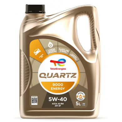 Huile moteur Total Quartz 9000 Energy 5w40 - 5 litres