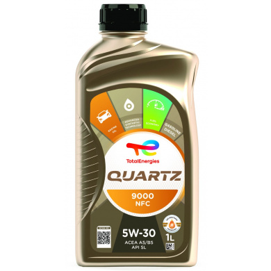 Huile moteur Total Quartz 9000 NFC 5w30 - 1 litre