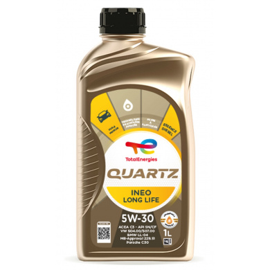 Total Quartz Ineo LongLife 5w30 oil 1 liter