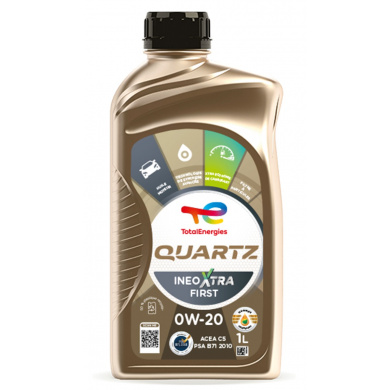 Total Quartz Ineo Xtra First 0w20 motorolie 1 liter