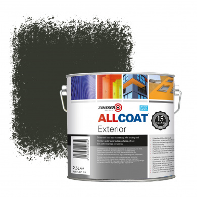 Zinsser Allcoat Exterior Wall Paint RAL 6008 Brown green - 2,5 liter