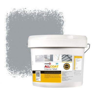 Zinsser Allcoat Interior Wandfarbe RAL 7040 Fenstergrau - 10 Liter