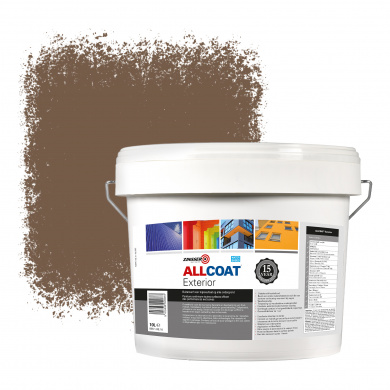 Zinsser Allcoat Exterior Wall Paint RAL 8025 Pale brown - 10 liter