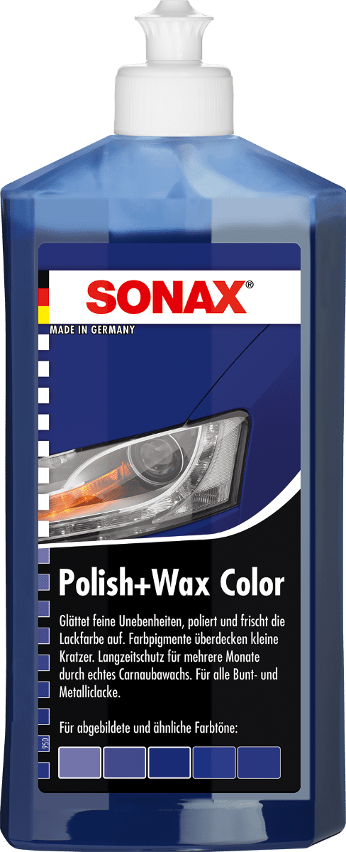 wimper journalist kasteel SONAX Polish + Wax Blauw - CROP