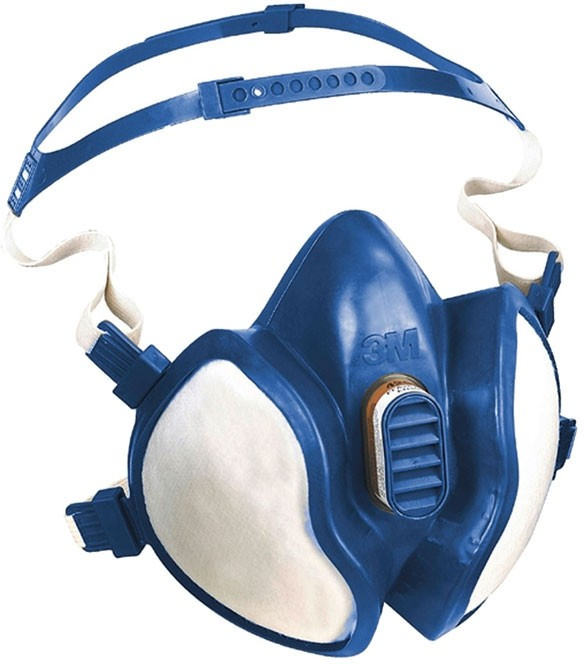 Masque de protection respiratoire jetable 3M 06942 FFA2P3D - CROP