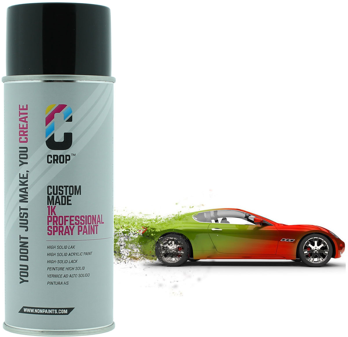 Pintura para coches en aerosol - cualquier color a medida - CROP
