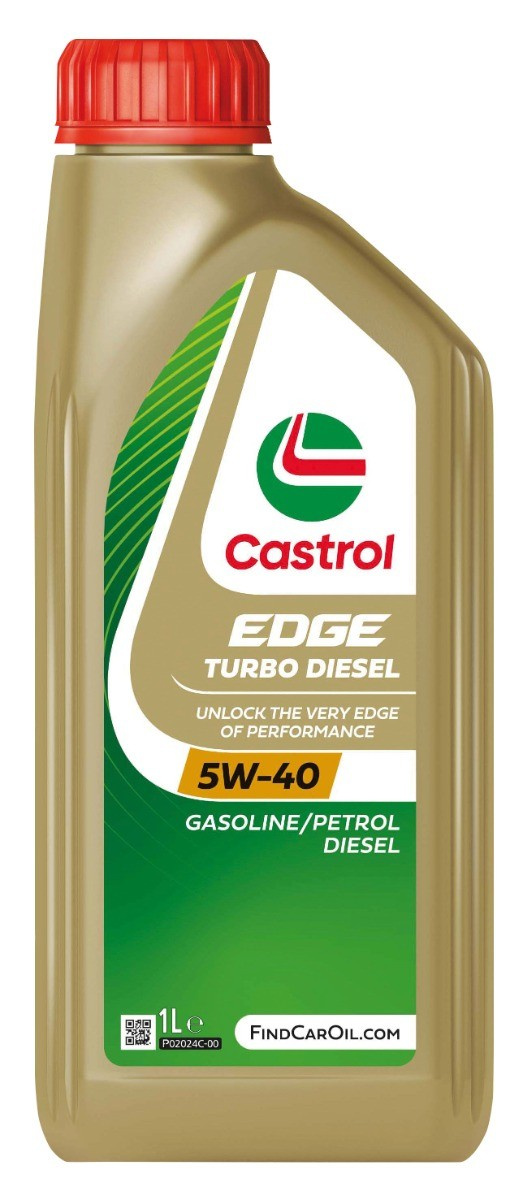 Castrol Edge Turbo Diesel 5W40 Motorenöl 1 Liter - CROP