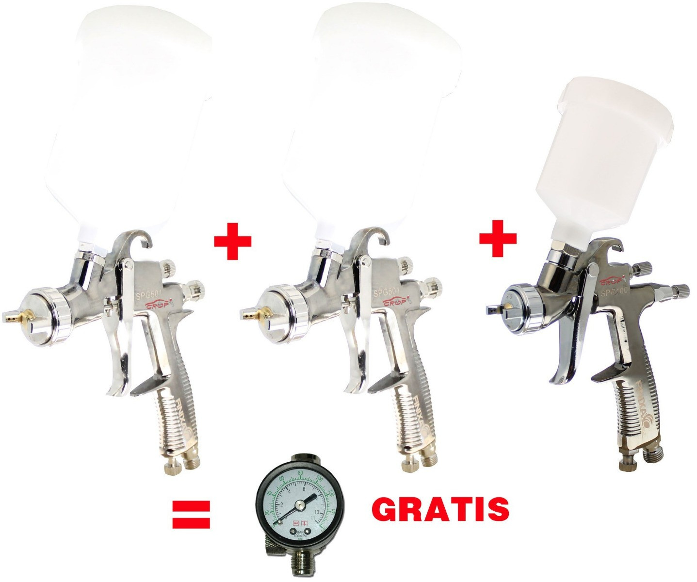 FINIXA PRO Mini Spray Gun LVLP + cup - CROP