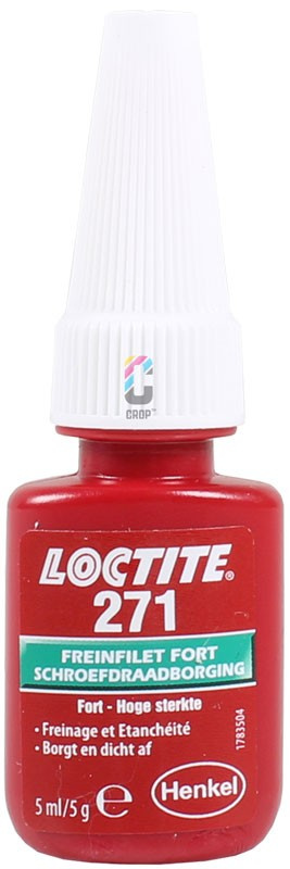 Frein filet rouge (colle anti-desserage vis force élevée) Loctite 271