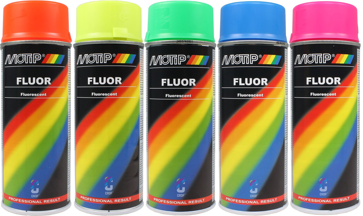 MoTip Fluor verf in Diverse Kleuren