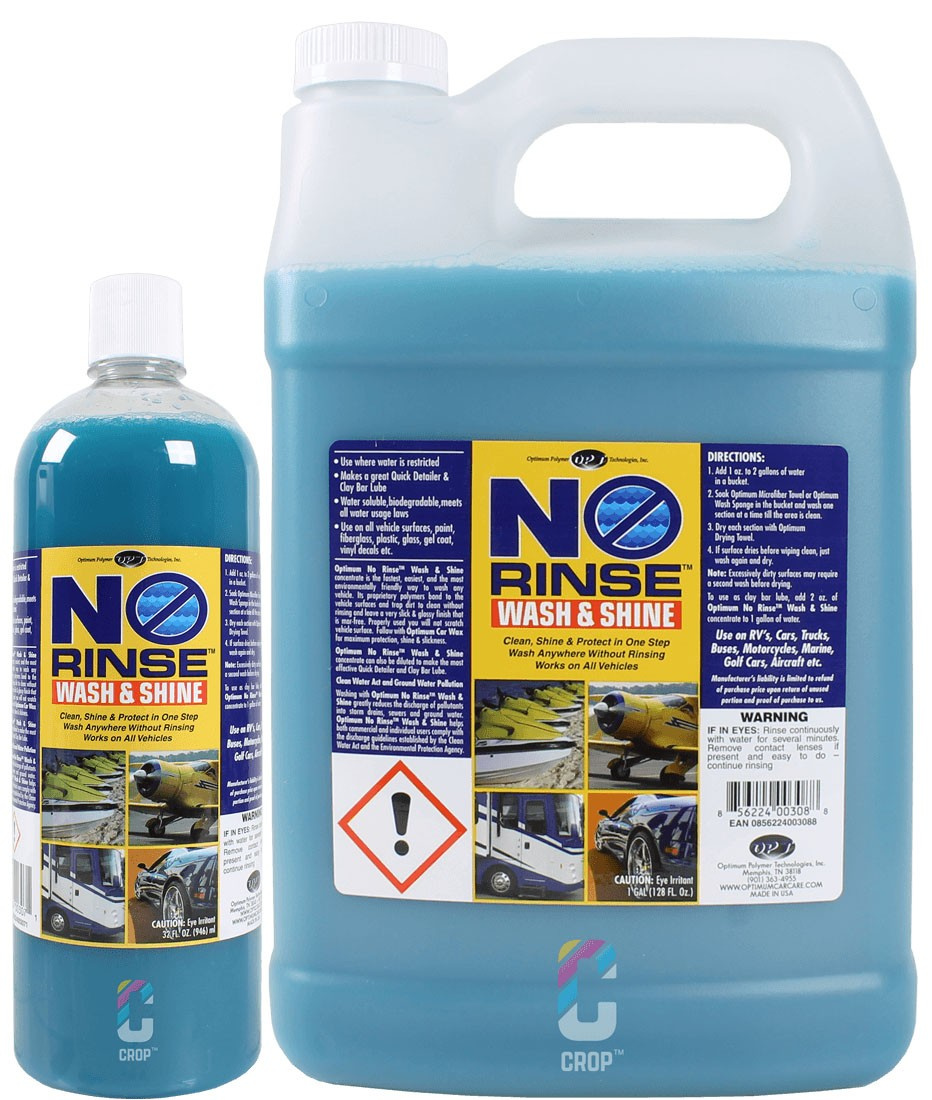 Optimum No Rinse Wash & Shine (ONR) - 128 oz - Detailed Image